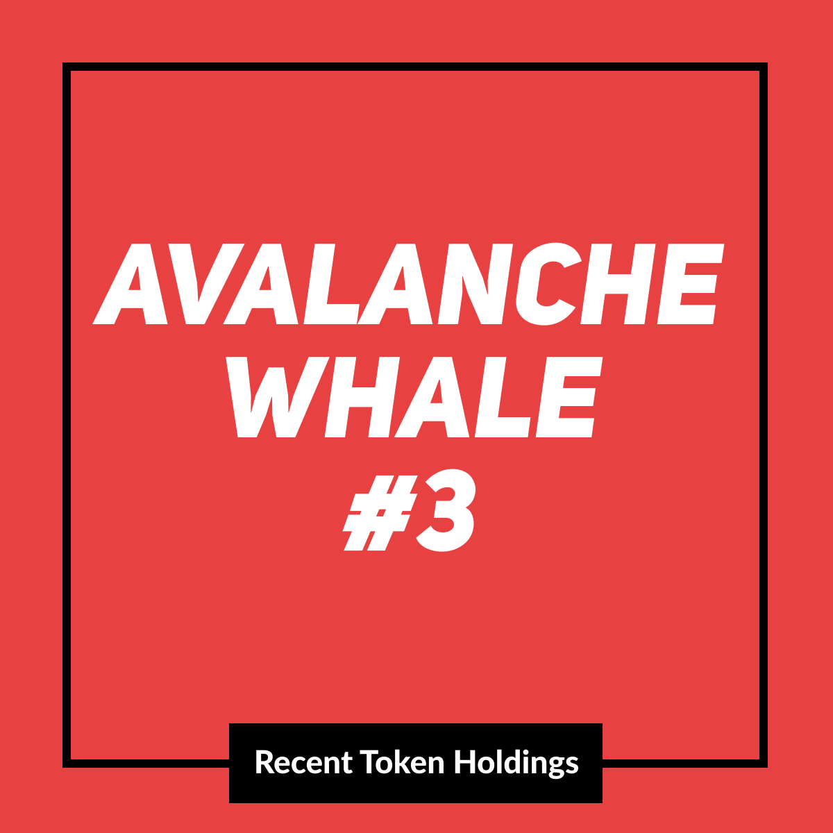 Avalanche Whale #3