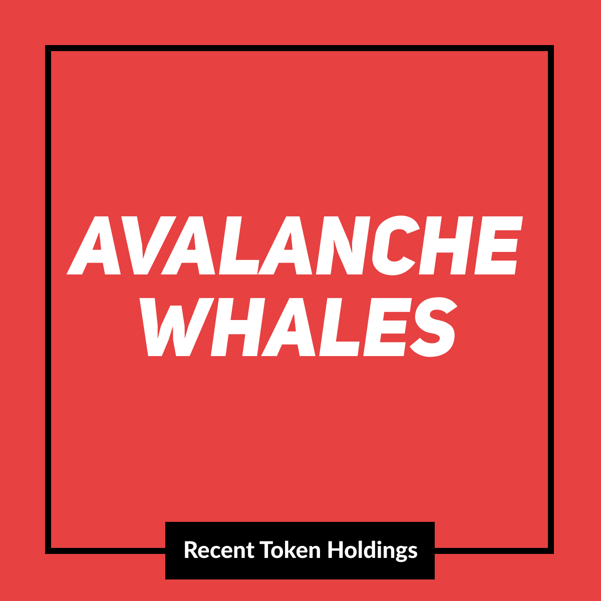 Avalanche Whales